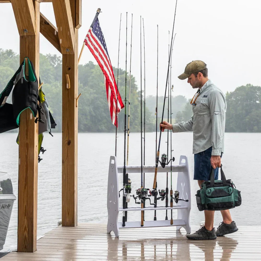 8+ Fishing Rod Storage Ideas for Garage, Shed & Boat
