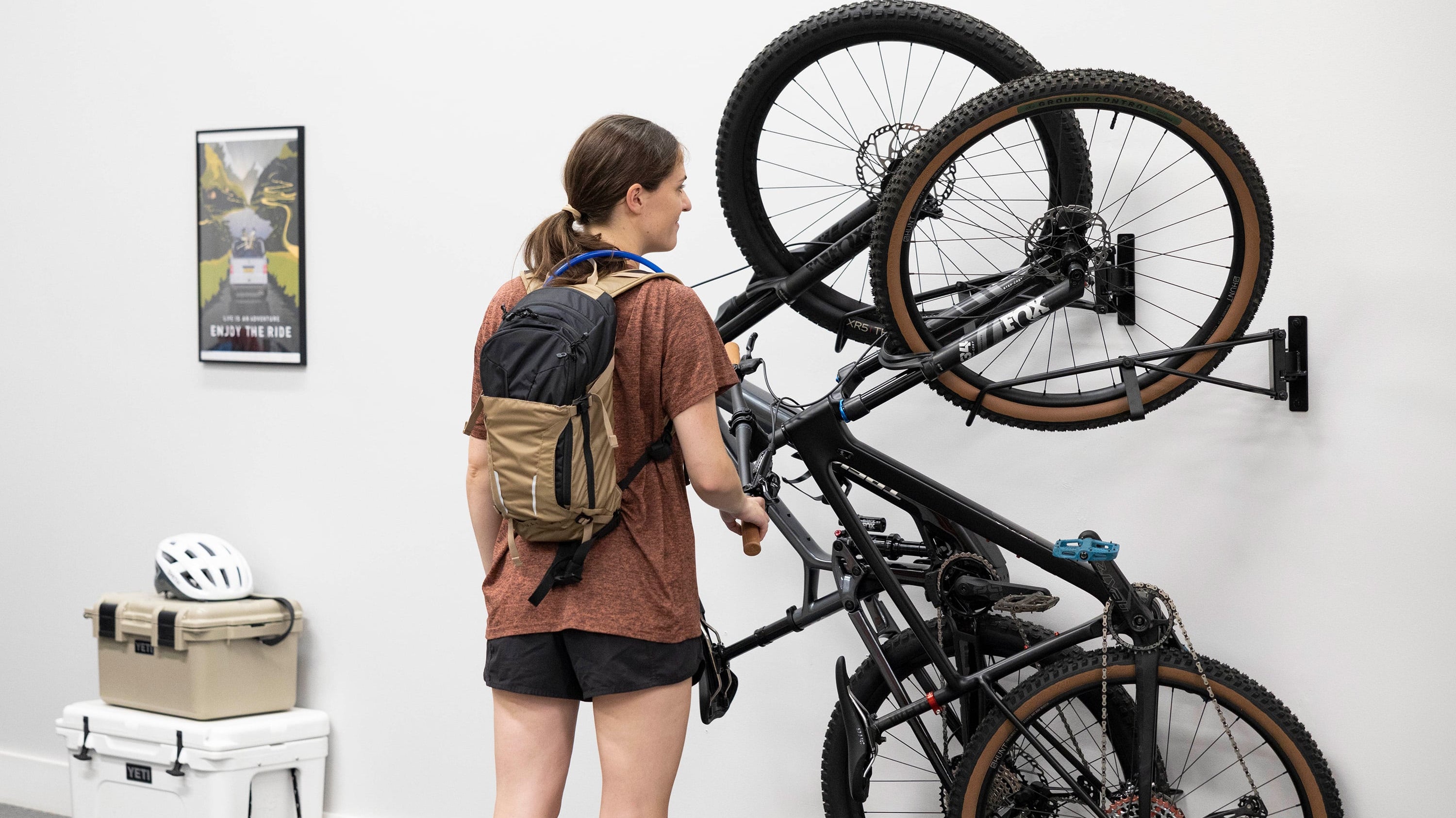 vertical bike storage ideas