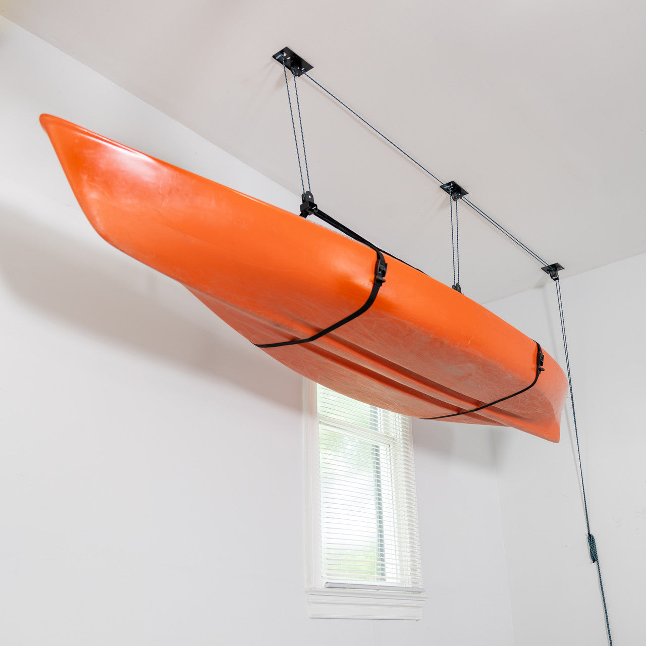 Teal Triangle Elite Kayak Pulley System, 150 lbs Ceiling, and Paddleboards