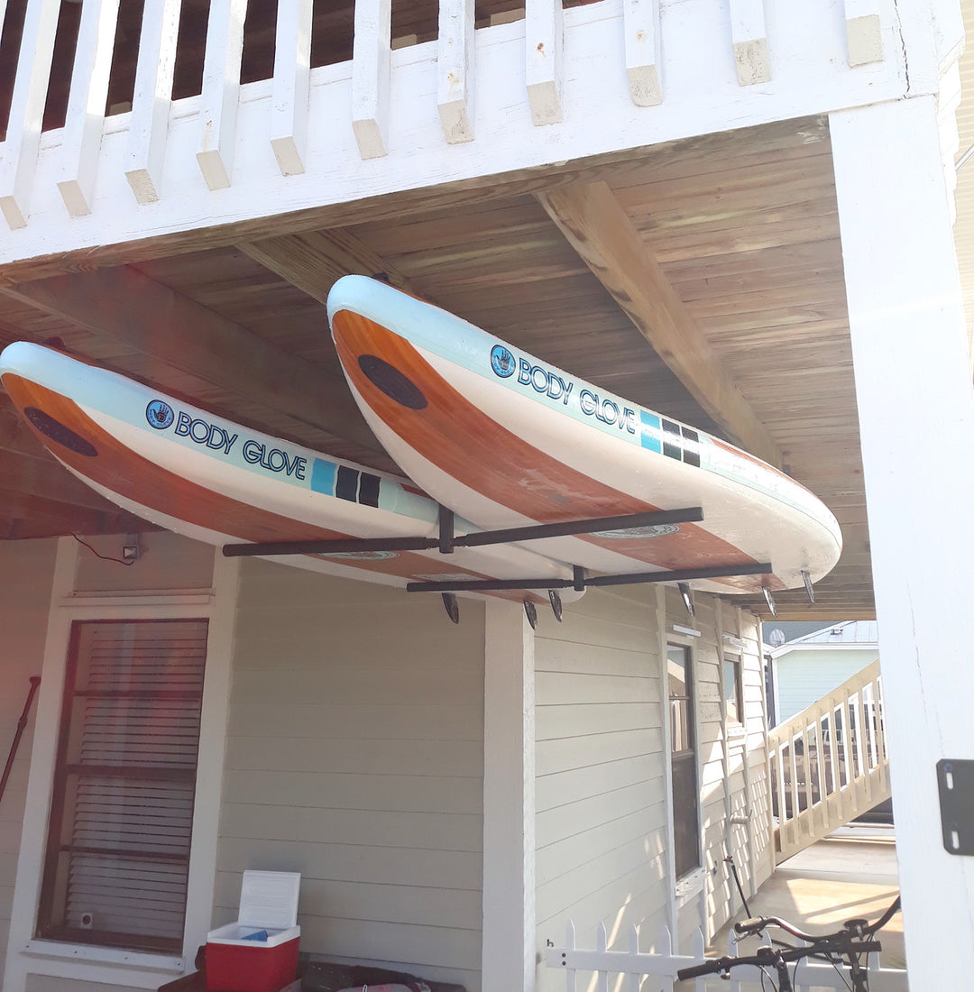 under deck paddleboard storage