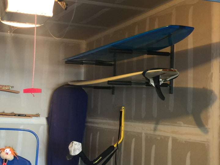 apartment surfboard rack