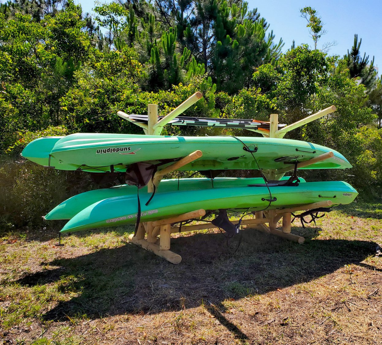 6 kayak stand