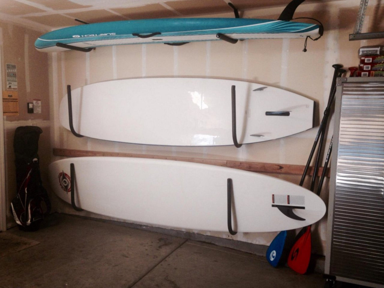 Ceiling and Wall Rack for SUPs