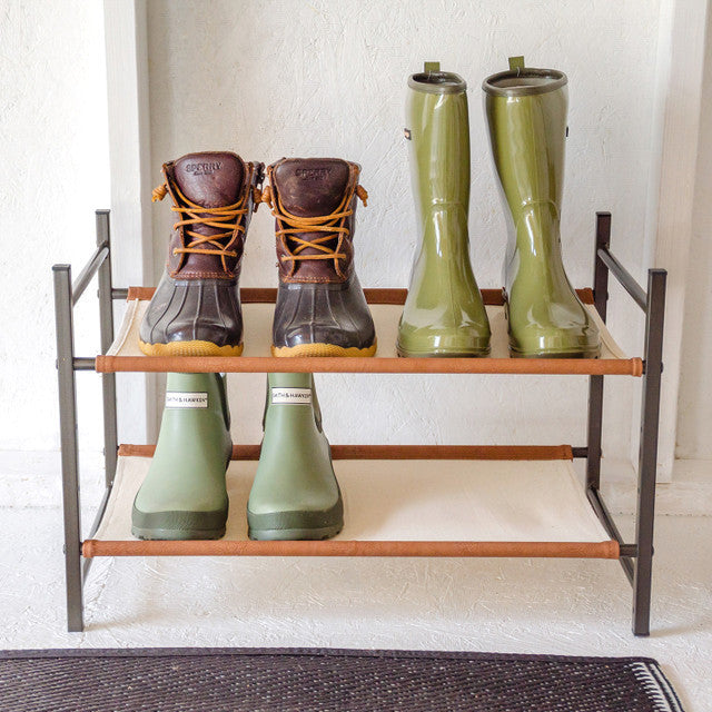 shoe storage solution for bedroom canvas