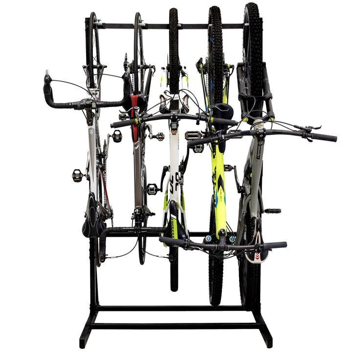 freestanding bike storage rack