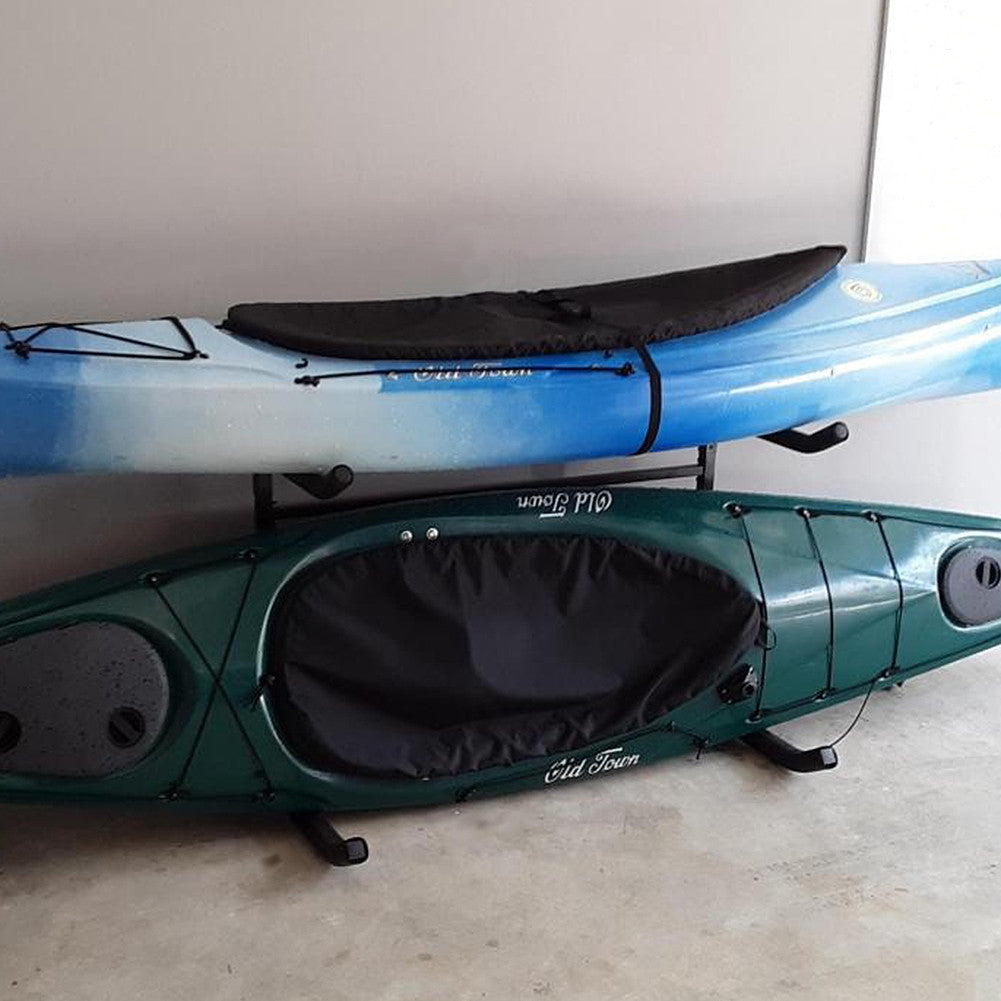 Indoor-Outdoor Freestanding Kayak Rack | Kayak Storage System