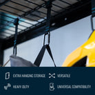 extra hanging storage, versatile, heavy-duty universal compatibility