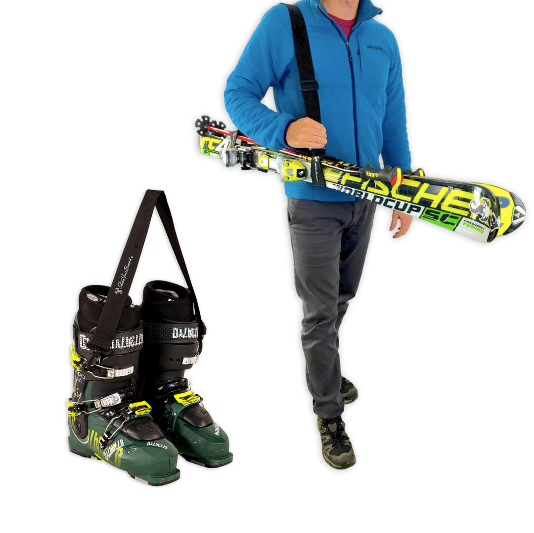 ski and boot carry straps