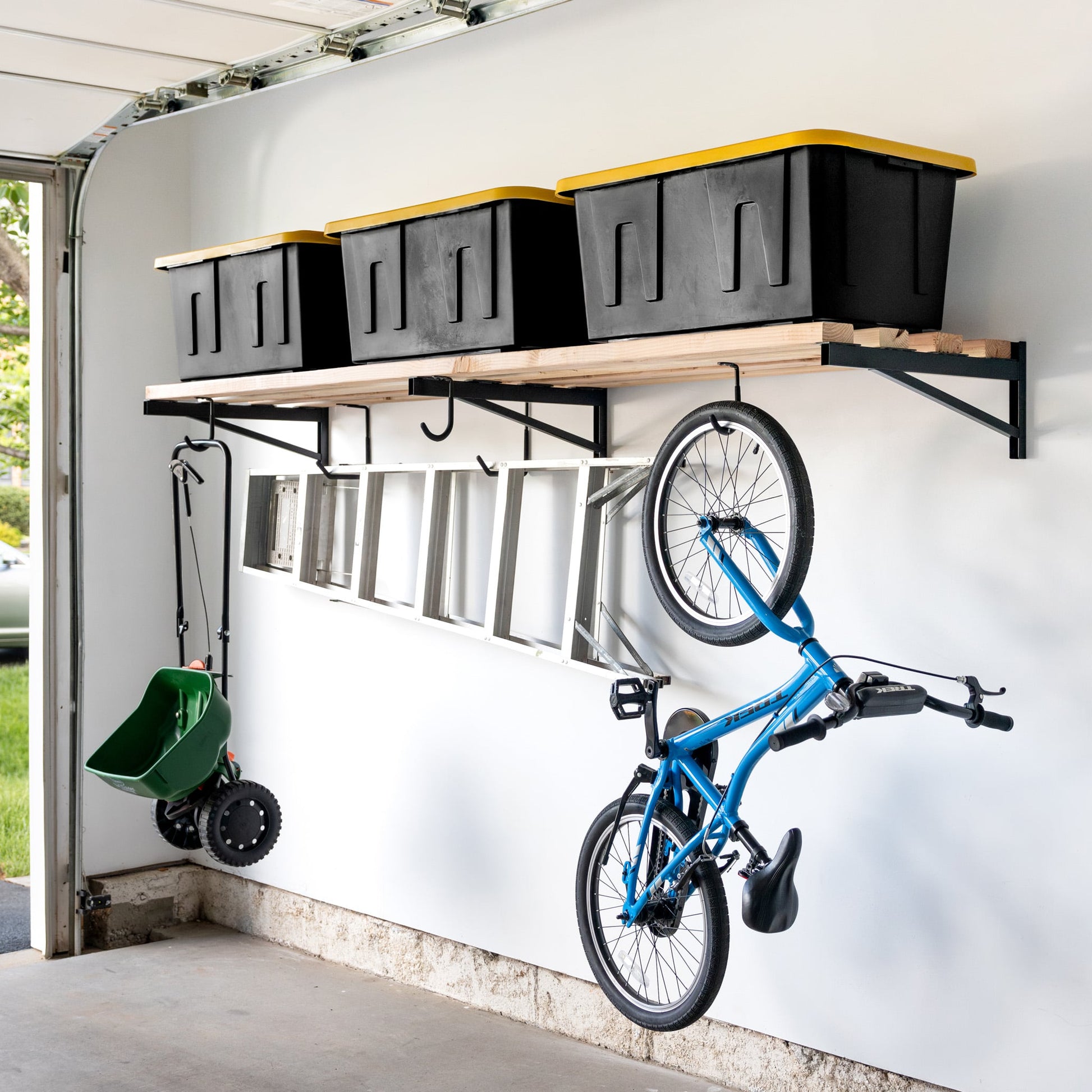 garage shelf brackets