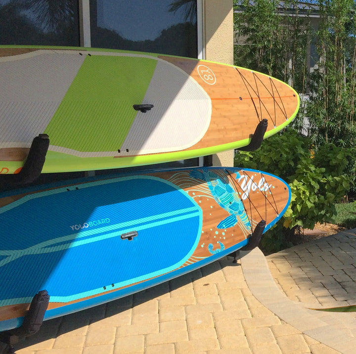 freestanding sup and kayak storage