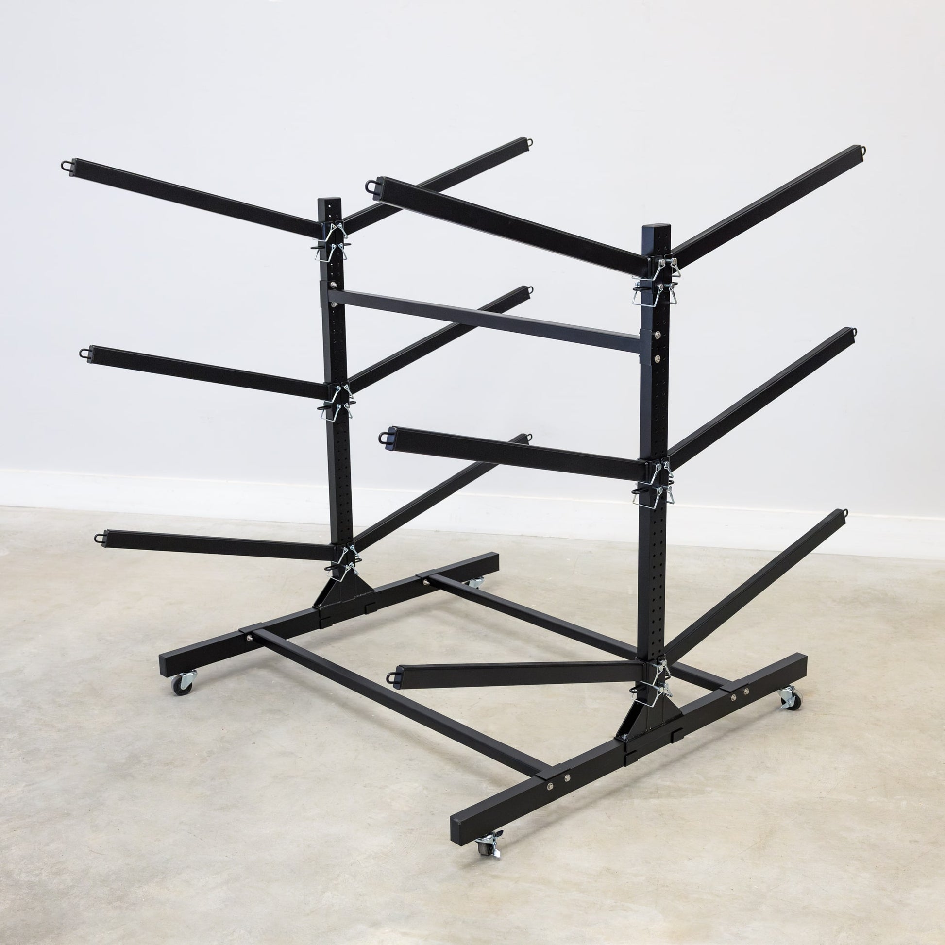 6 level kayak rack on wheels