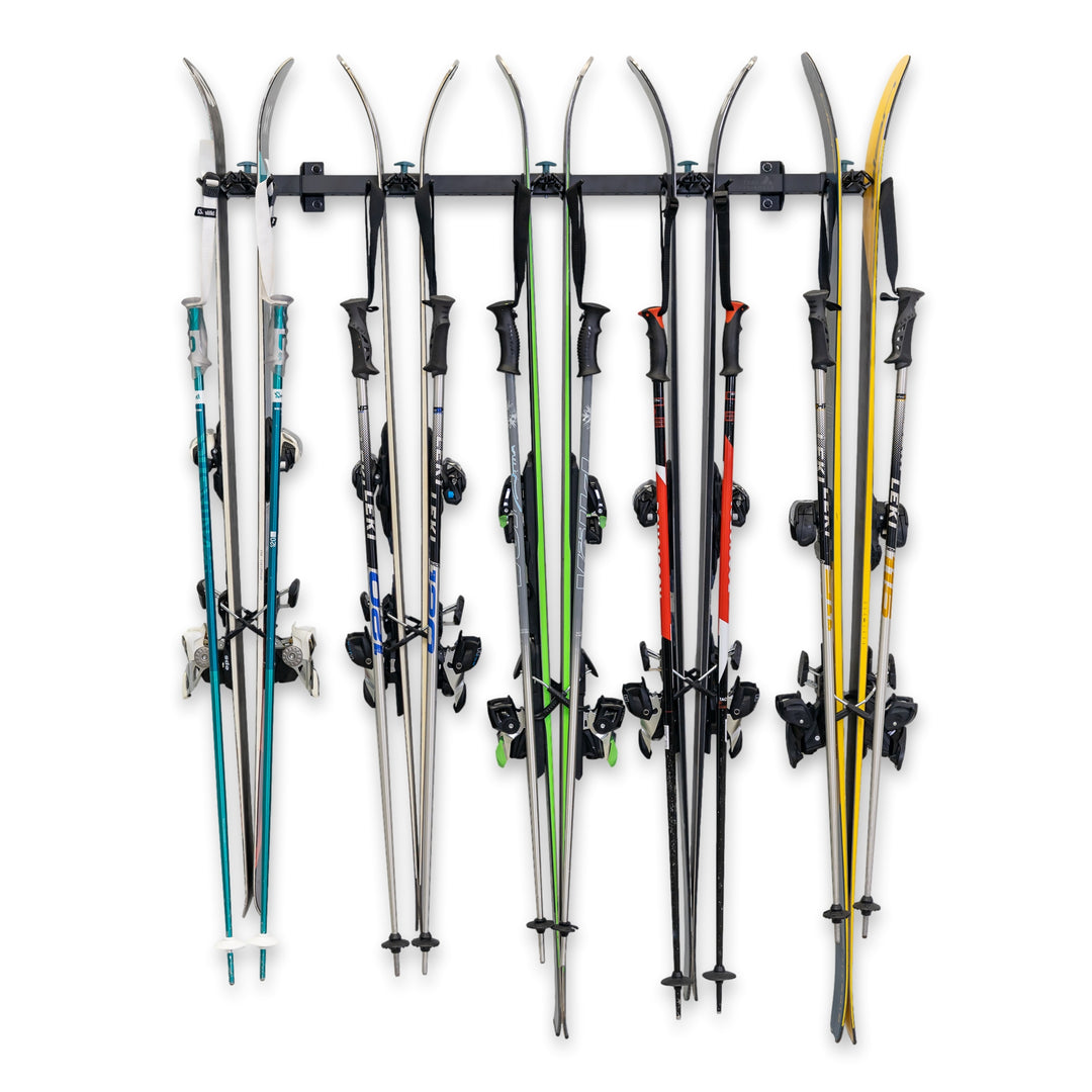 Teal Triangle Premium G-Ski | Holds up to 5 Pairs of Skis
