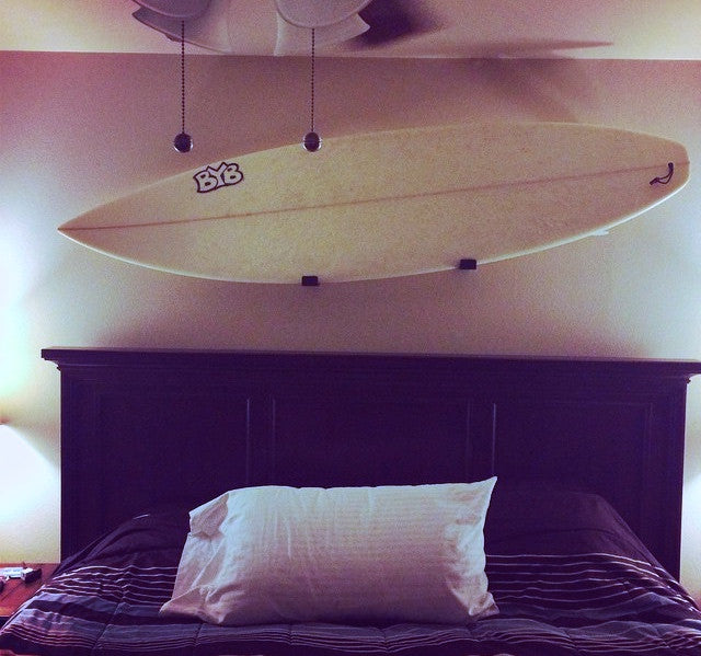 surf wall rack for bedroom
