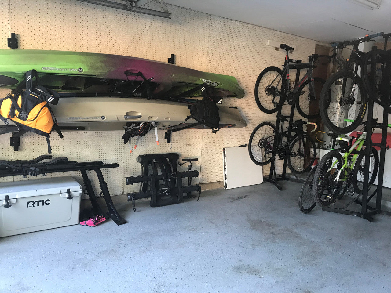 kayak garage organizer