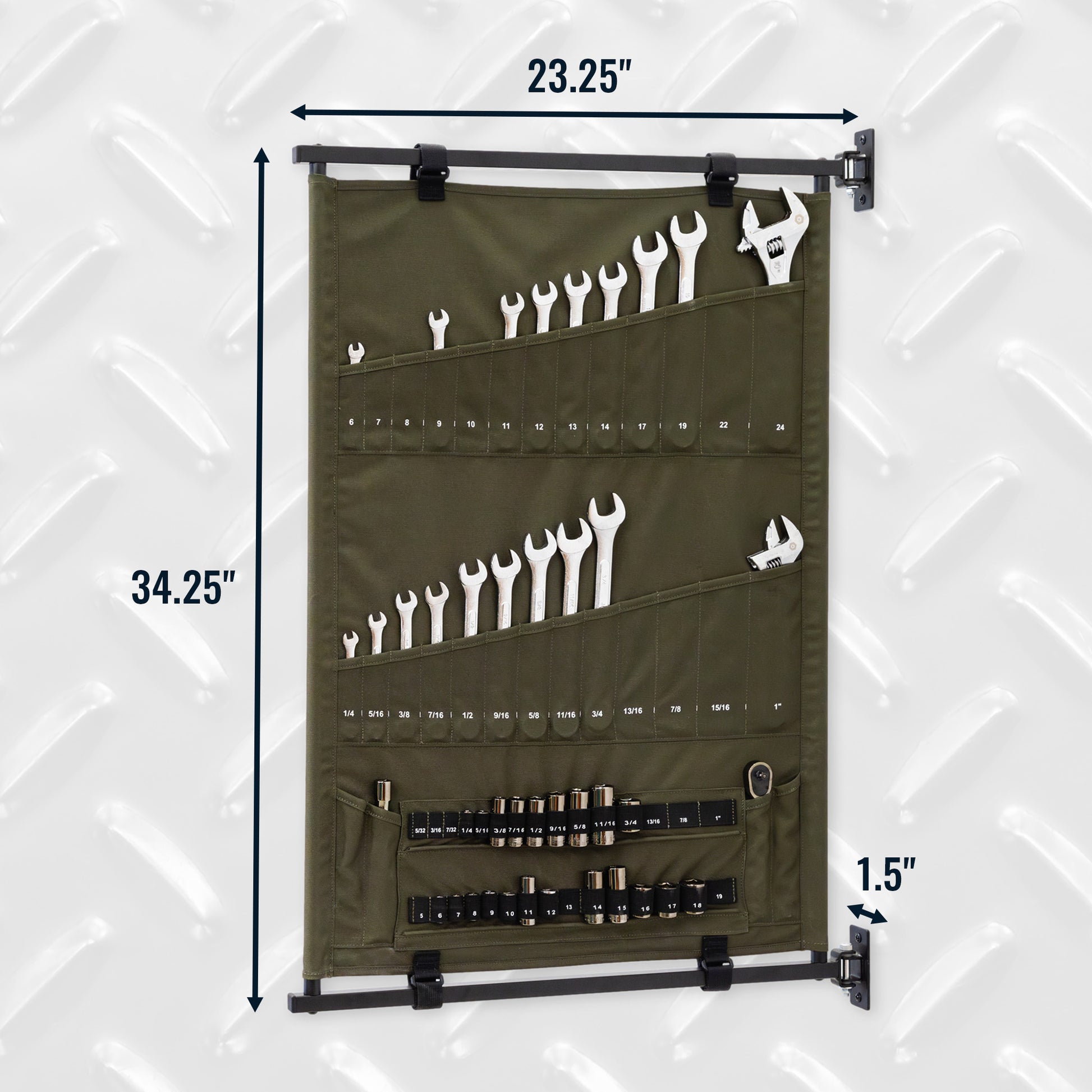 garage socket wrench organization