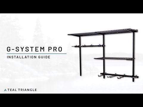 Teal Triangle G-Adventure Pro | Wall Storage System