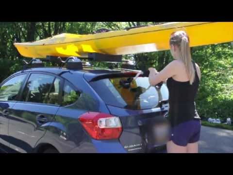 Kayak Lift Assist | Suction Mounted Roof Roller