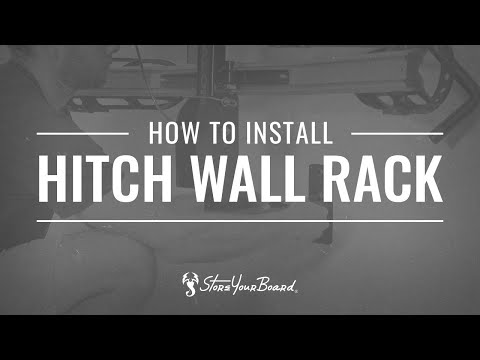 how to store truck hitch rack