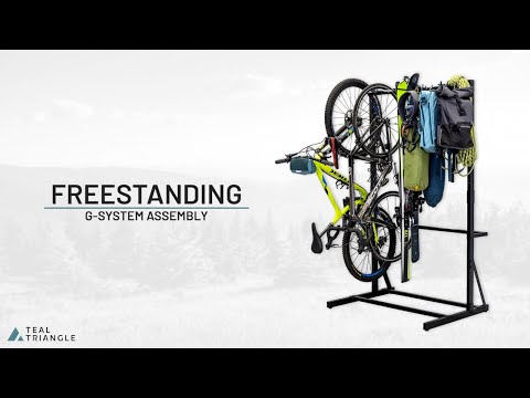 Teal Triangle Freestanding G-Bike