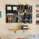 garage workshop pegboard storage
