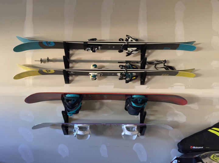 ski and snowboard rack