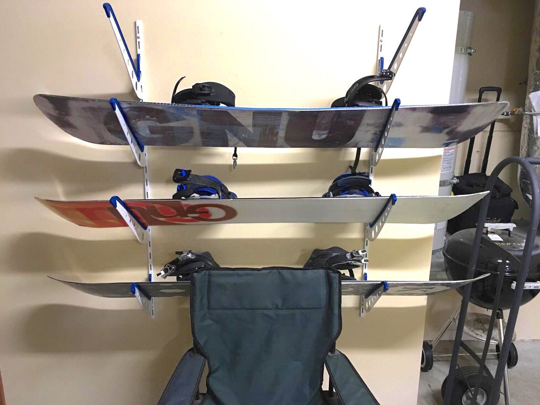 snowboards home wall storage rack #color_white