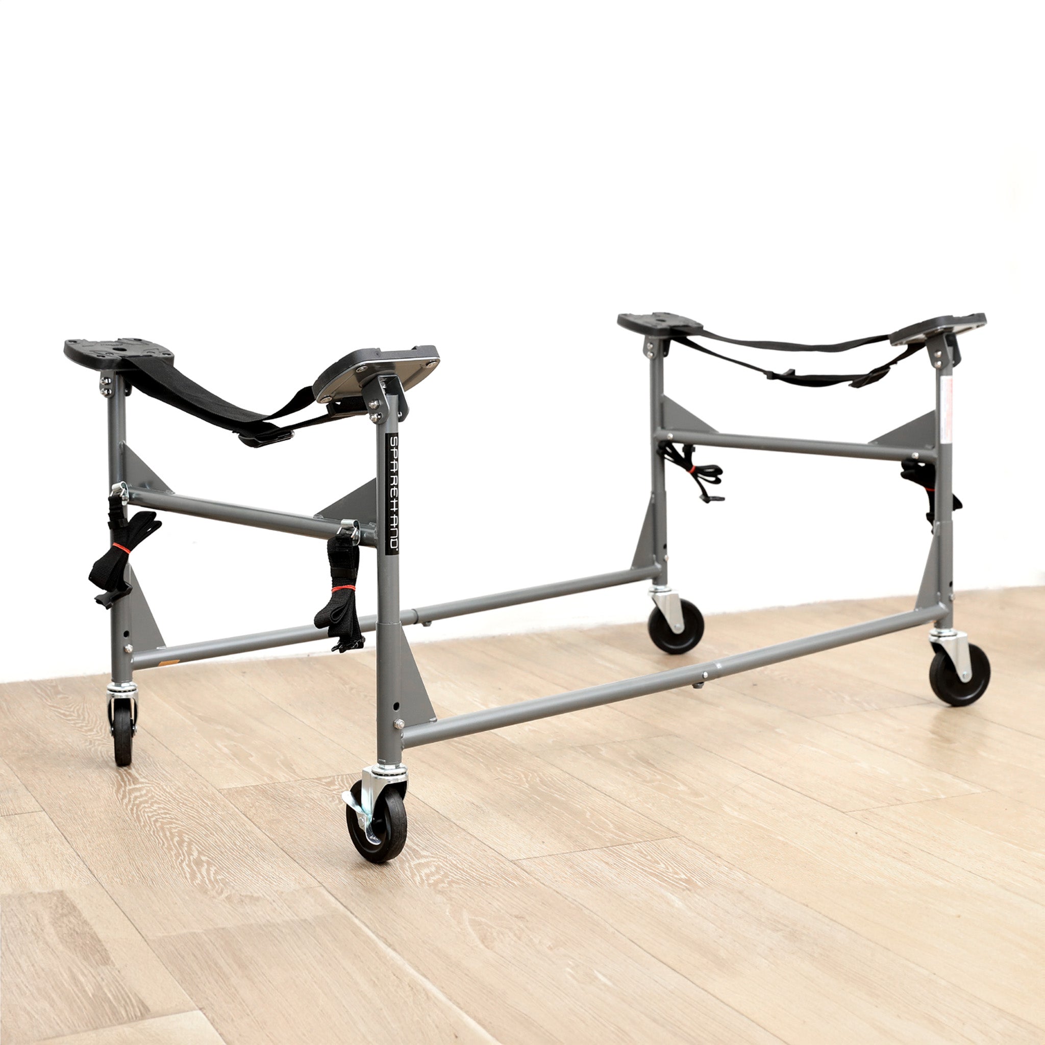 Fishing Kayak Rigging Station Mobile Rack With Caster Wheels