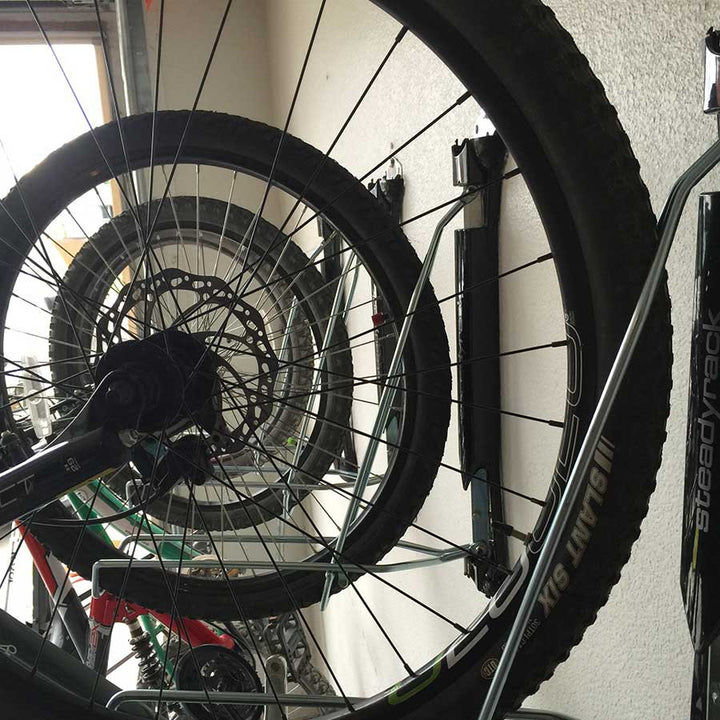 mountain bike tire wall racks