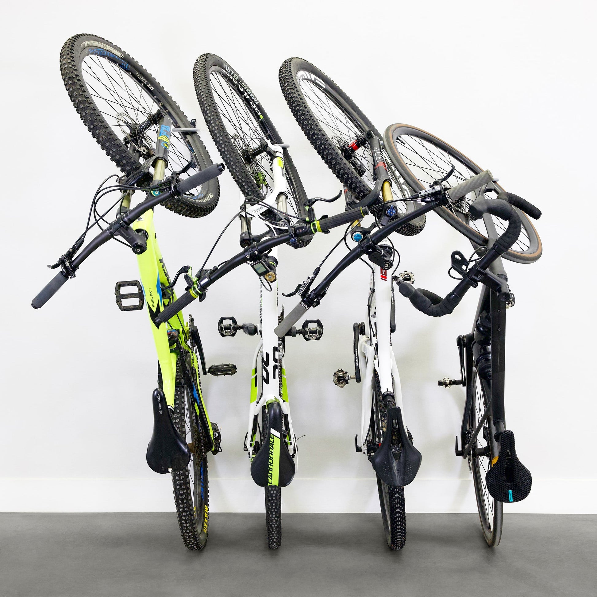 vertical bike storage hooks