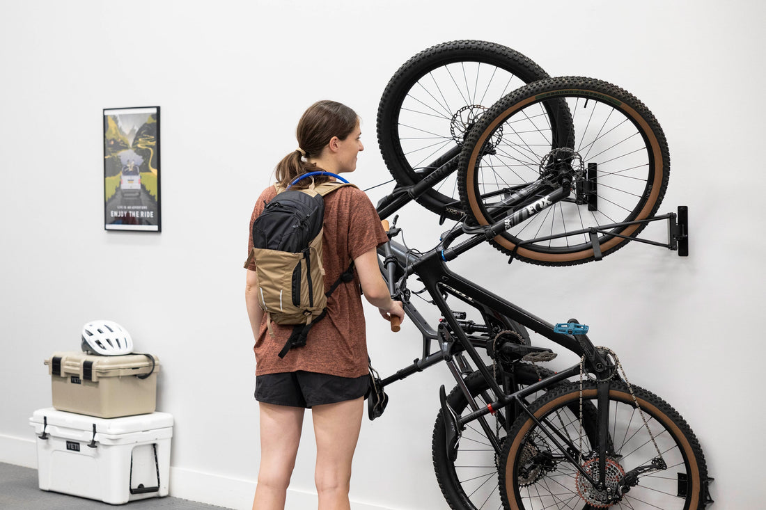 vertical bike storage ideas