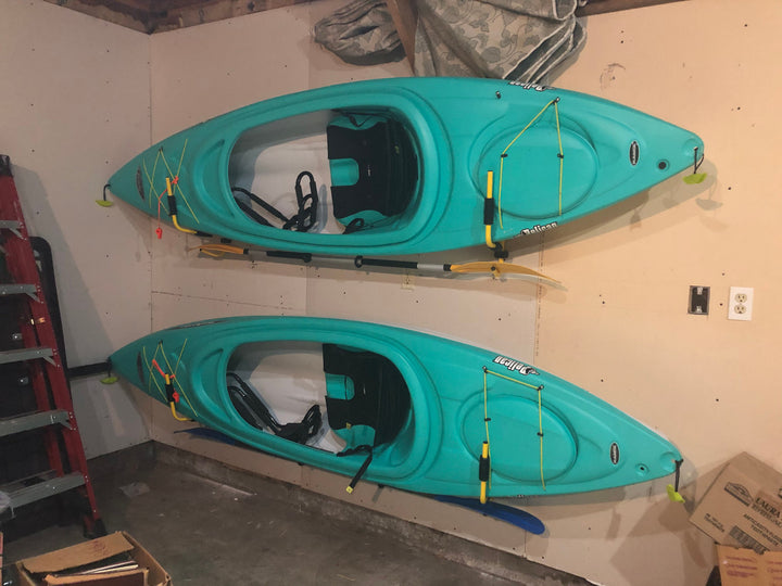 kayak wall storage for garage