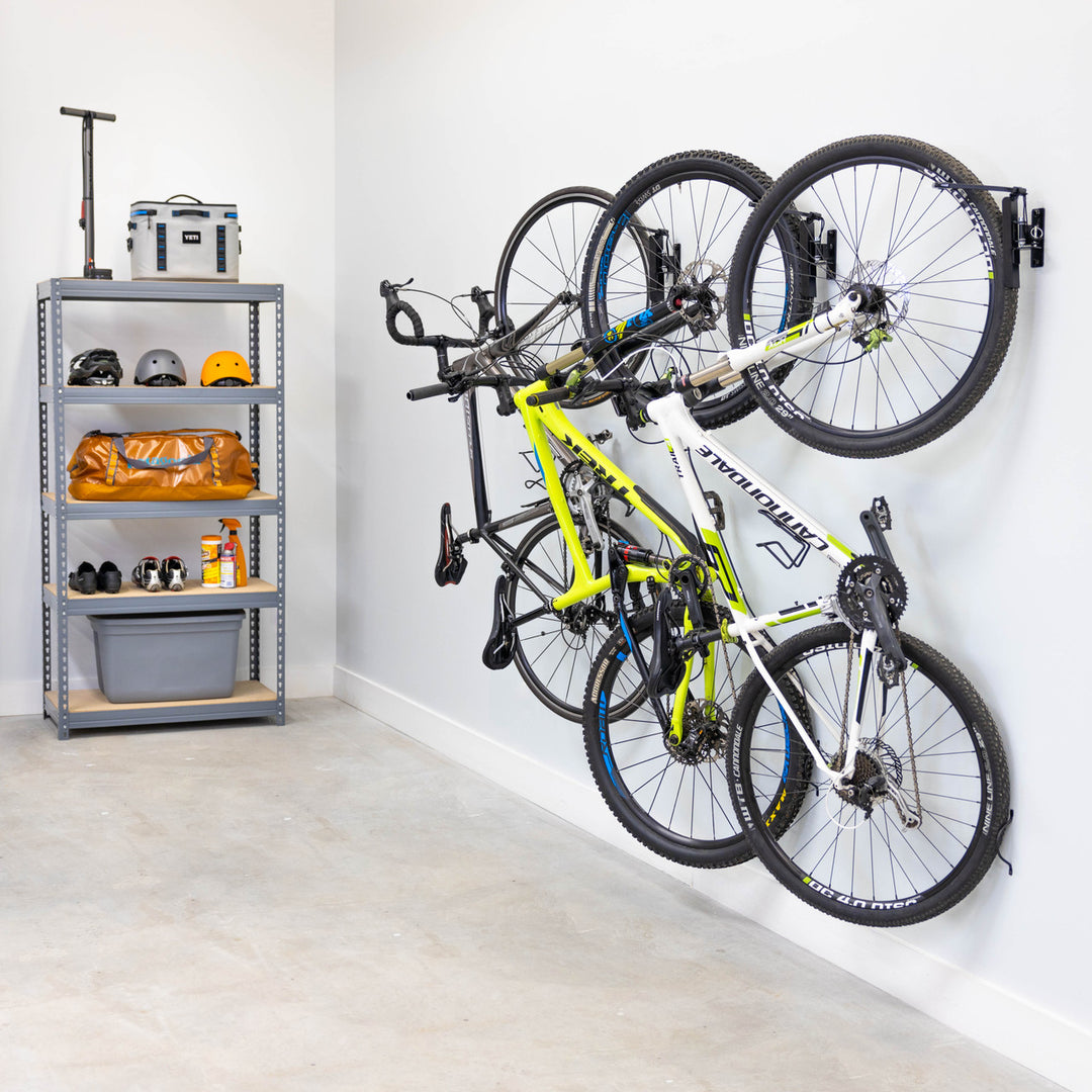 Swivel Mount Bike Storage Rack, Garage Wall Mount, Hanging, 46% OFF