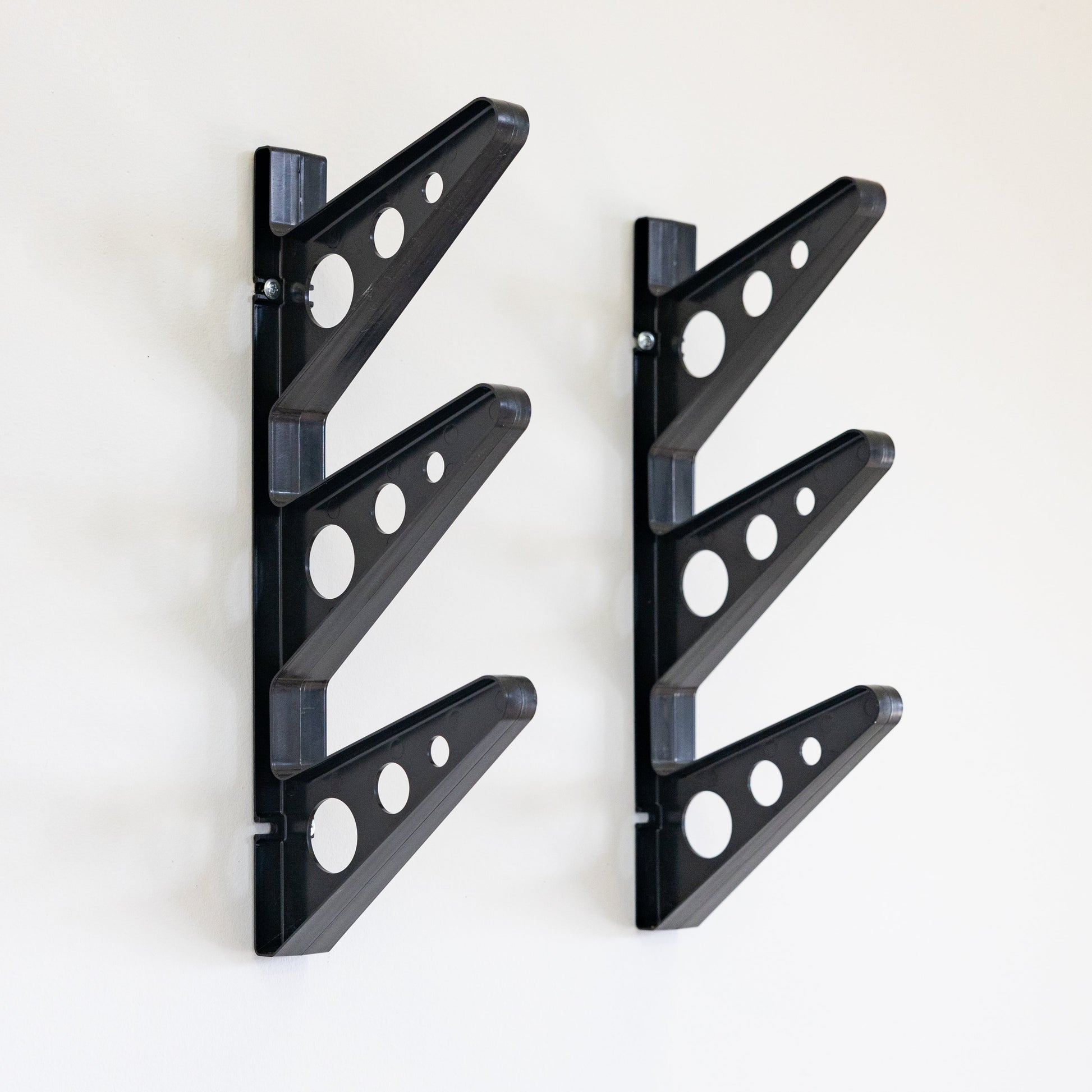 Trifecta wall mount storage rack