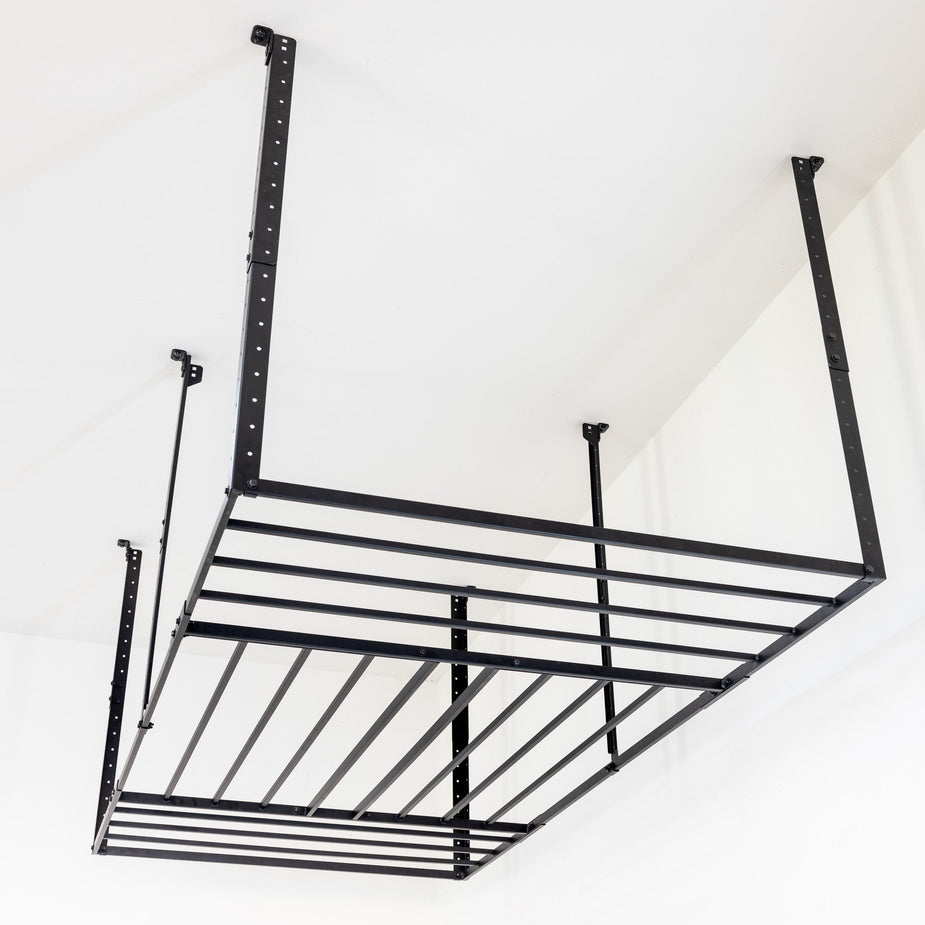 Masterforce Storage Ceiling Rack 4' x 8' Garage Overhead Storage, Ceiling Shelf, Heavy-Duty Ceiling Rack ...