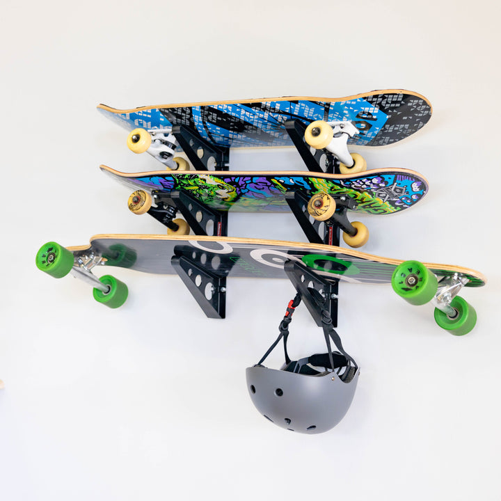 skateboard wall rack