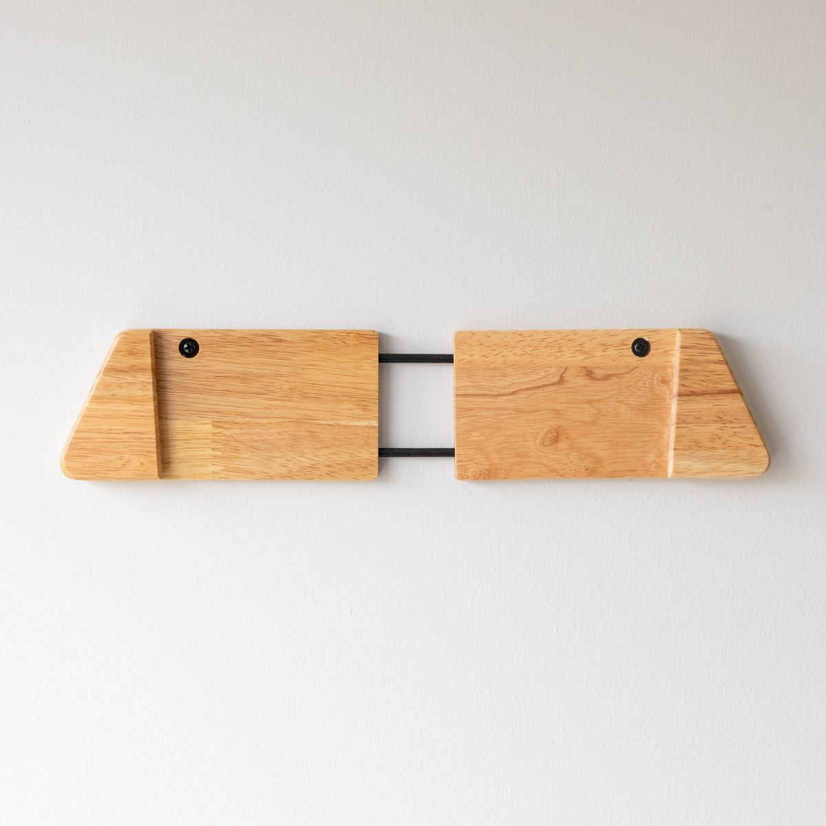 Minimalist Wood Snowboard Wall Mount, Board Storage Rack, Home & Garage ...