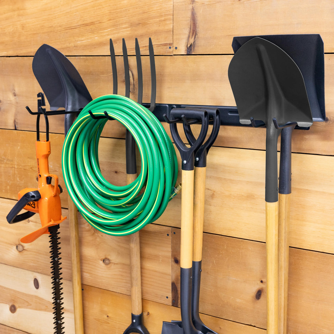 Garden Tool Organizer For Wall Steel Hanging Hooks Multi Purpose Shovel  Holder Garage Organization Rakes For Home And Garden