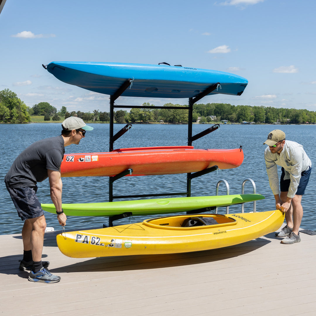 outdoor paddleboard storage