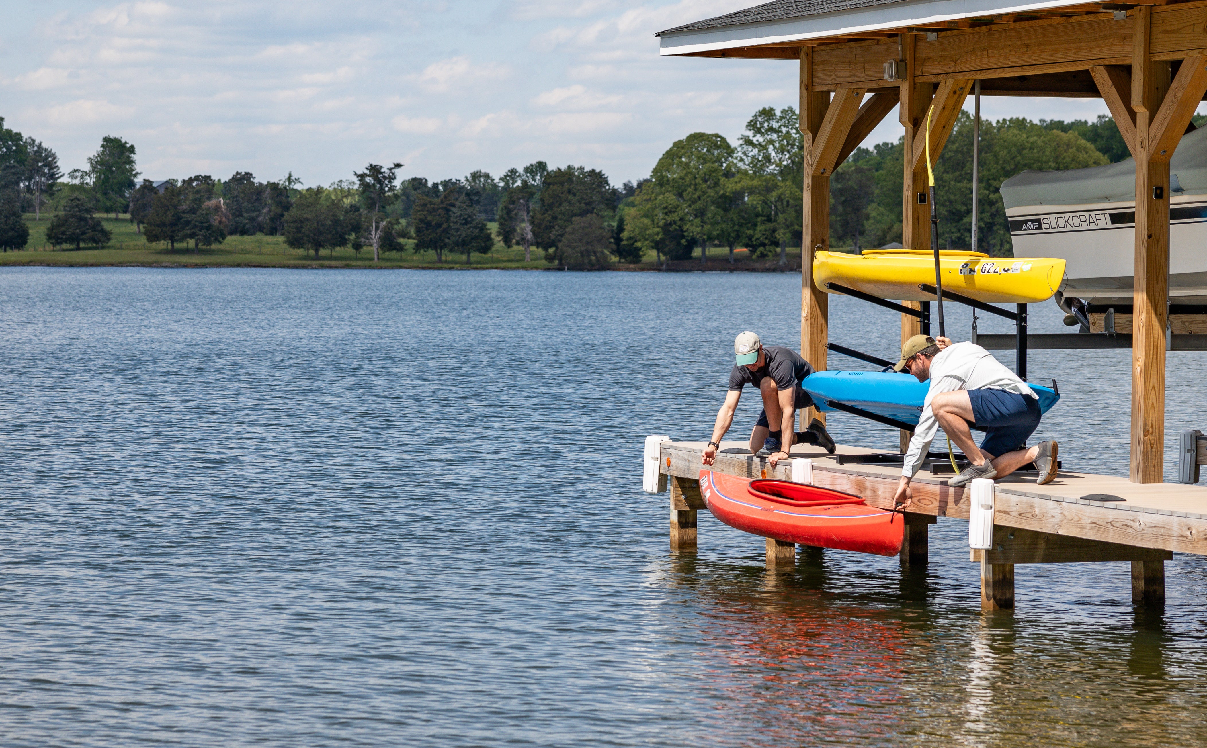 Outdoor Kayak Storage Racks