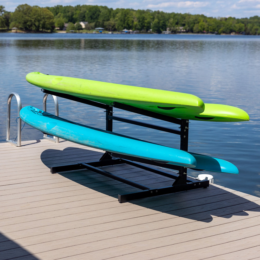 weatherproof paddle board storage rack