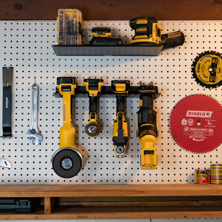how to hang tools on wall
