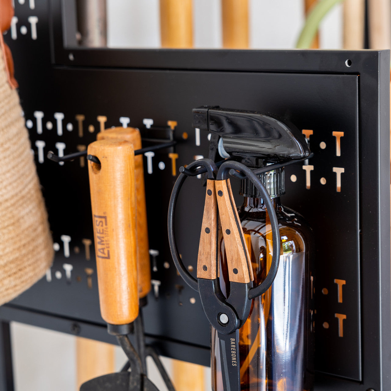 pegboard tool cart