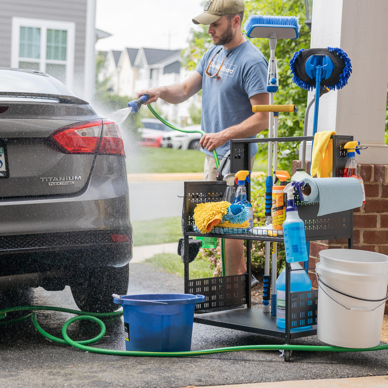 car wash cart