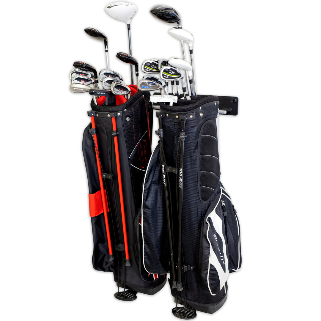 BLAT Golf 2 Bag Wall Rack, Garage & Home Organizer