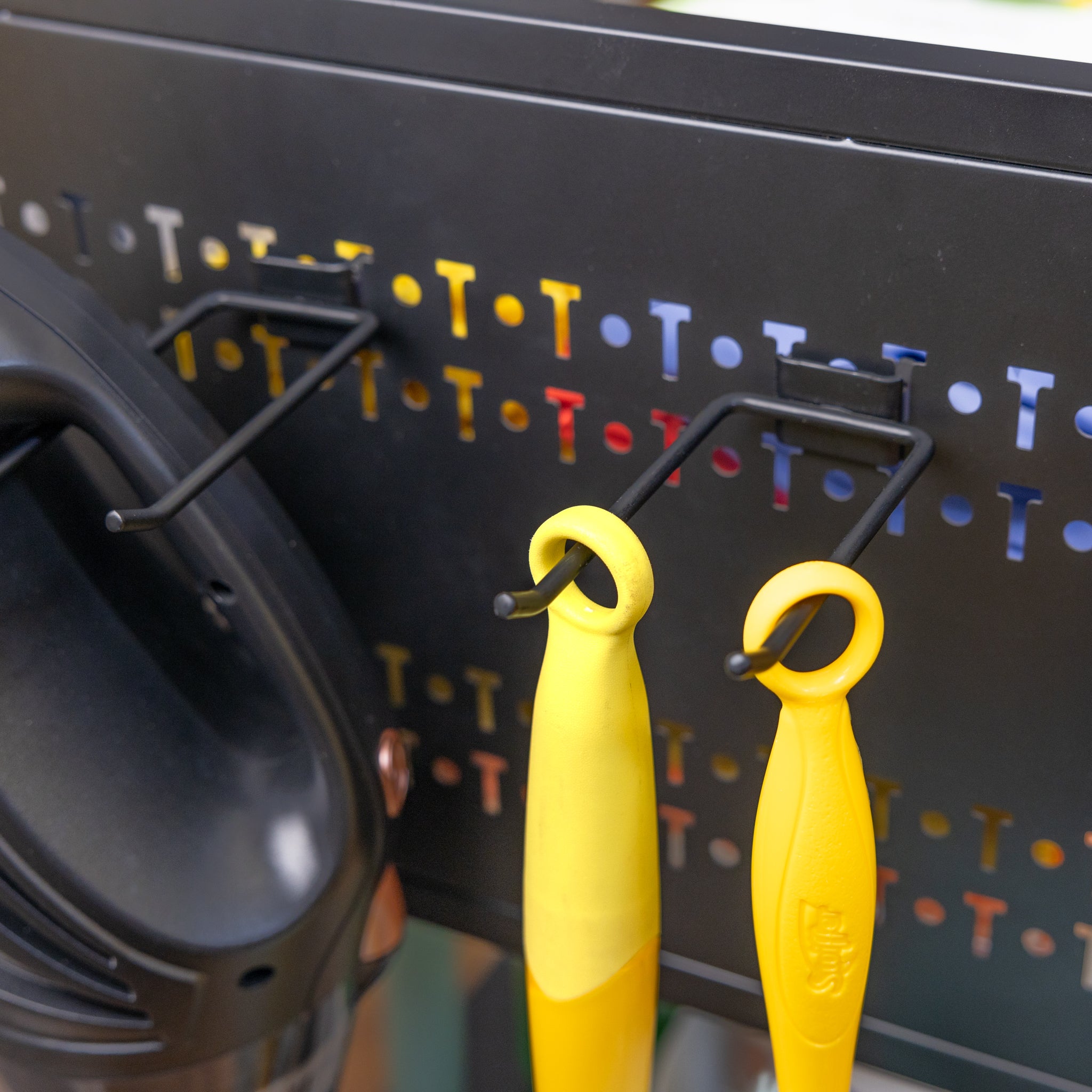 The Everything Utility Cart with Pegboard & Bucket Rack