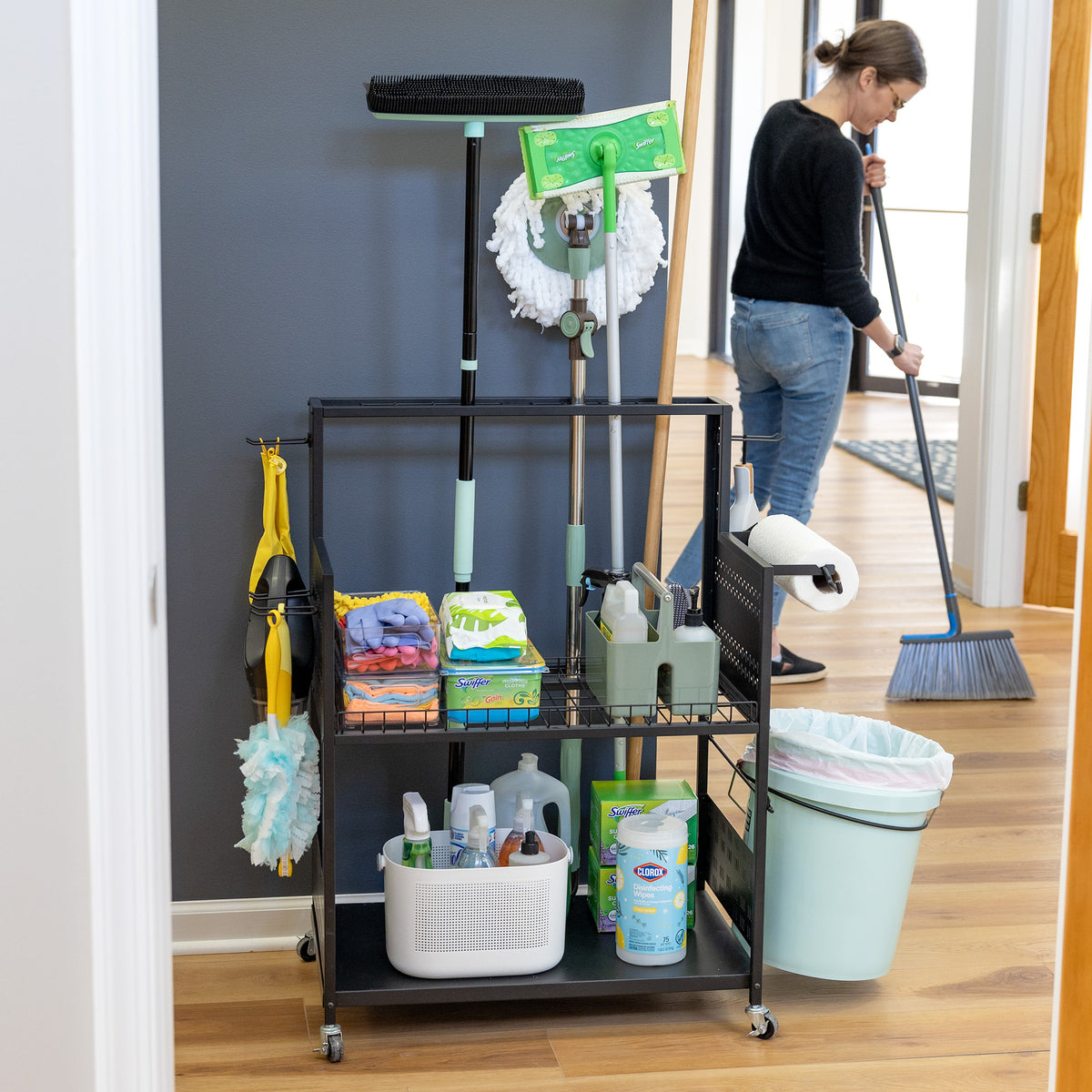 The Everything Utility Cart, Garage Rolling Storage Organization, Car ...