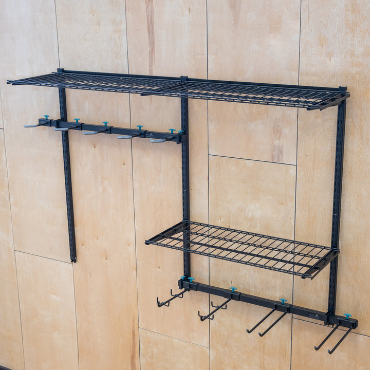 5 bike wall rack