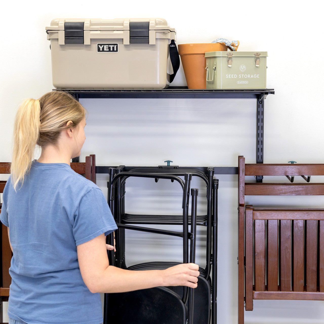 chair storage rack