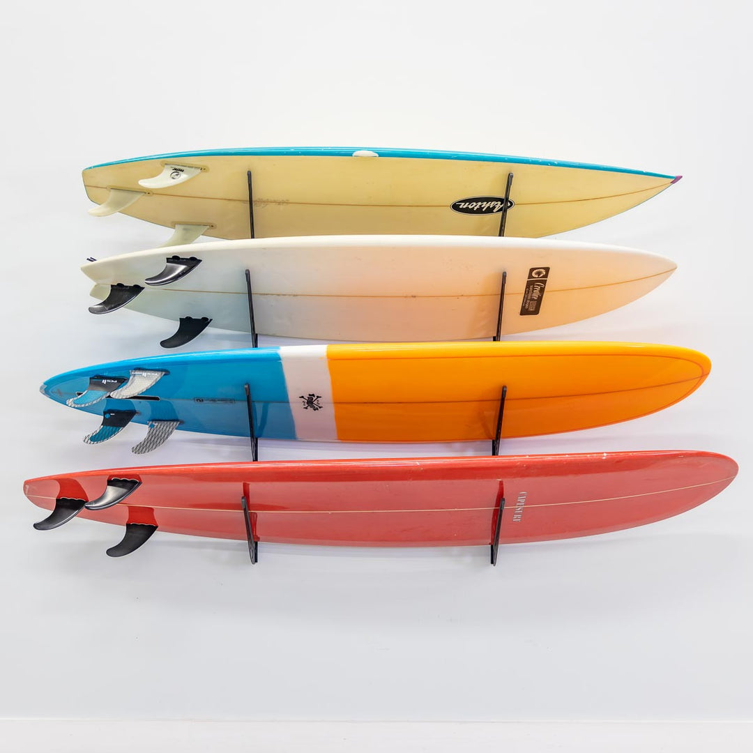 4 surfboard wall rack #color_black