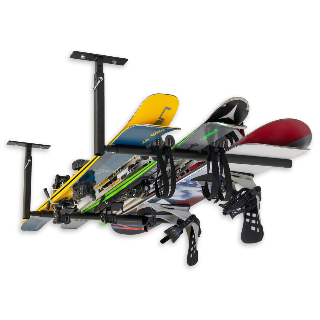 Adjustable Ski & Snowboard Ceiling Rack | Hi-Port Single – StoreYourBoard